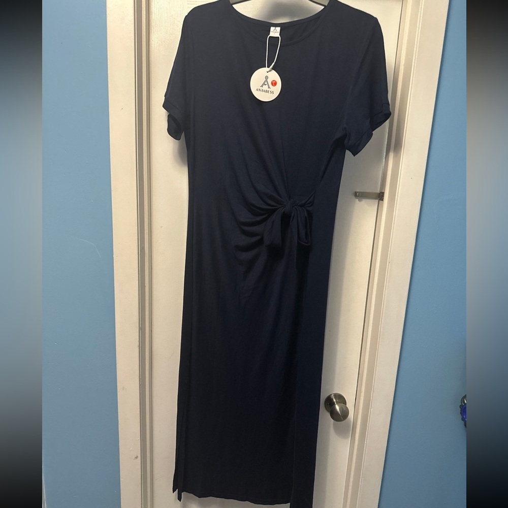 Navy blue dress